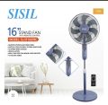 Sisil pedestal fan with remote. 