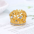 Dollhouse Miniature Gold Silver Bronze Mini Metal Alloy Crown Models Dolls Toys.