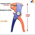 Self Adjusting Insulation Wire Stripper - Automatic Stripping Tool - Built in Wire Cutter, Pressure Adjustable, Length Stop - 0.25-2.5mm². 