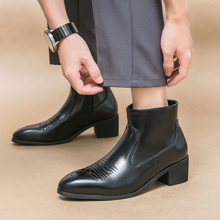 Black%20Western%20Boots%20for%20Men%20Cowboy%20Brown%20Chelsea%20Boots%20Zipper%20Ankle%20Business%20Boots%20Size%2038-46%20Free%20Shipping%20-%20Image%205