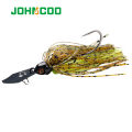 JOHNCOO 9g Metal Bait Spinner Bait Weedless Fishing Lure Buzzbait Wobbler for Bass Pike Walleye Fish. 