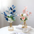 INS Style Nordic Transparent Glass Vase Ornaments Home Creative Simple Living Room Dried Flower Arranger Decoration. 