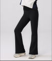 Girls Flared Pants High Waist Yoga Leggings Teenagers Stretch Elastic Waistband Kids Sportswear Trousers Autumn Spring.