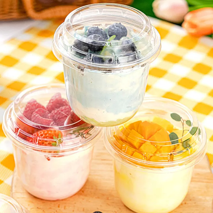 10Pcs%2010Oz%20Disposable%20Mousse%20Cups%20Cake%20With%20Lid%20Clear%20Plastic%20Boxes%20Ice-Cream%20Dessert%20Picnic%20Pudding%20Jelly%20Dessert%20Yogurt%20Cups%20-%20Image%202