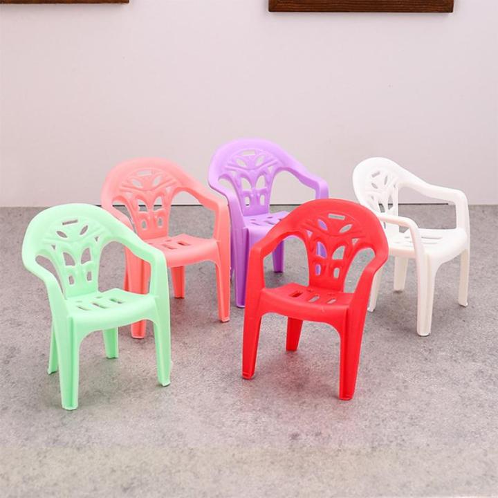 Miniature%20Dollhouse%20Furniture%20Set%20of%204PCS,%20Plastic%20Armchair%20with%20Backrest,%201/6%20Scale%20Children's%20Presents%20-%20Image%206