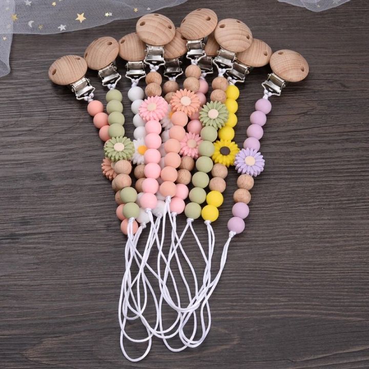 Baby%20Beech%20Wood%20Pacifier%20Silicone%20Flower%20Beaded%20Nipple%20Clips%20For%20Soother%20Pacifier%20Holder%20Chain%20Nursing%20Toy%20Shower%20Gift%20-%20Image%205