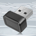 USB Fingerprint Key Reader FIDO U2F Windows Hello Biometric Fingerprint Scanner Anti-Spoofing for PC or Laptop. 