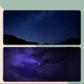 The Starry Night Mouse Pad Thick Stitched Edge Gaming Mousepad Large Non-Slip Desk Mat.