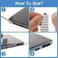 Universal Dust Removal Cleaner Tool Kit Phone Charging Port Cleaner Smartphone Speaker Covers for AirPods, MacBook Earbuds. 