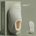 Baotou Waterproof Cotton Slippers, Home Cotton Shoes, Winter Warm and Non Slip Couple Cotton Slippers.