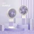 Cute Mini Rechargeable Fan with Phone Holder USB Portable Desk Fan for Travel Office Summer Cooling. 