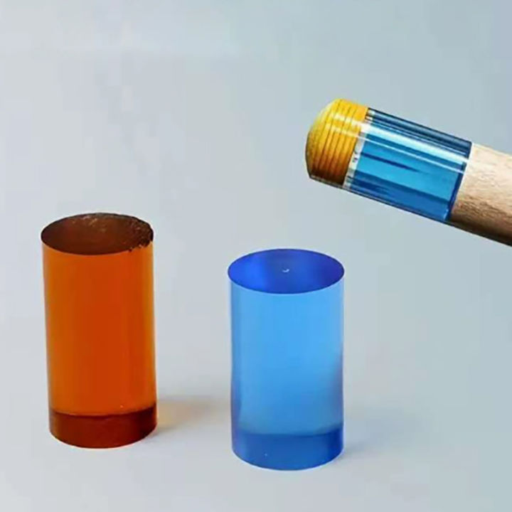 【2Pcs Compact Transparent Snooker Cue Accessory Billiard Cue Ferrule Replacement Pool Cue Ferrule Kit For Pool】