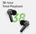Real-me Buds T110 Bluetooth Truly Wireless in Ear Earbuds with mic, AI ENC for Calls, Google Fast Pair, 38 Hours Total Playback with Fast Charging and Low Latency Gaming Mode (white and Black). 