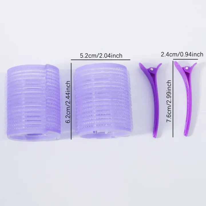 4pcs/Set%20Curling%20Iron%20Set%202pcs%20Non%20Thermal%20Self%20Grip%20Curling%20Iron%202-Piece%20Hair%20Clip%20DIY%20Hair%20Tool%20Set%20-%20Image%203