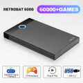 KINHANK Super Console X Retrobat Gaming HDD 500G with 60000 Games for 70 Emulators PS2/PS1/PSP/DC/N64 Plug and Play for Windows. 