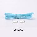 Semicircle No Tie Shoelaces Elastic Shoe laces Sneakers shoelace Metal Lock Lazy Laces for Kids and Adult One size fits all shoe.