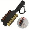 1PC Golf Club Cleaner Brush Golf Putter Wedge Ball Groove Cleaner Brush Golf Accessories Clean Tool.