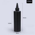 10Pcs Empty Plastic Soft Bottle Black HDPE Cylinder With Twist Pointed Top Lightproof Glue Bottles for UV Resin, Glue, Liquids. 