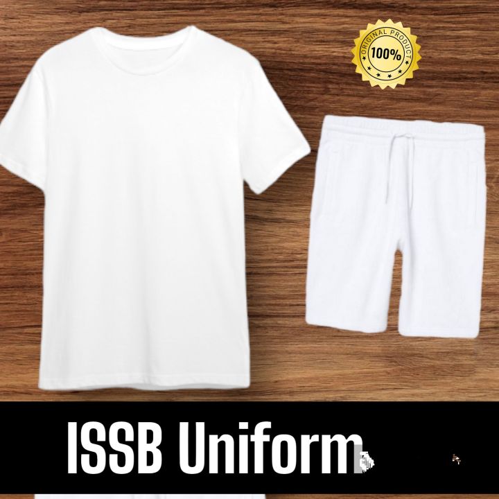White ISSB Uniform For Boys | ISSB White Short & Shirt| Army Unifrom Dress| White Issb Tshirt & shorts| Army White dress| White Shirt and White Niker| White School Uniform| White PT Dress| White Shirt & White Shorts| White Shirts & Niker| White Tracksuit