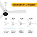 atomberg Renesa Enzel 1200mm BLDC Ceiling Fan with Remote Control | BEE 5 star Rated Energy Efficient Ceiling Fan | High Air Delivery with LED Indicators| 3 Year Warranty (Gloss White). 
