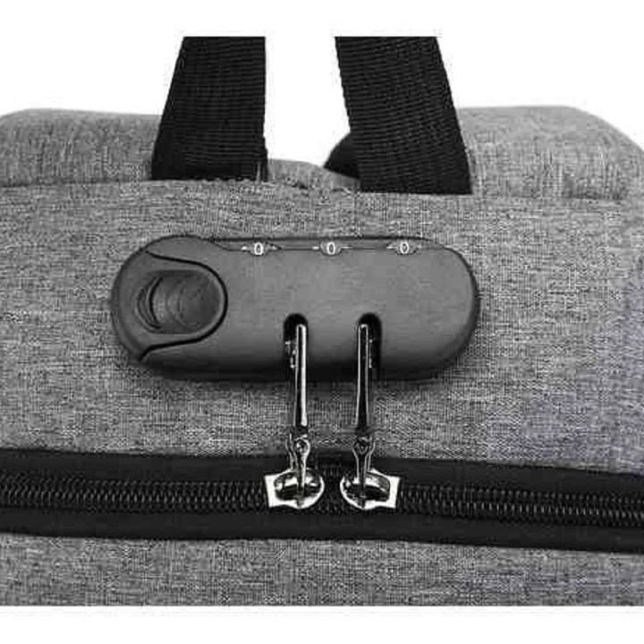 Backpack with LOCK for both Boys and girls (various colours available)