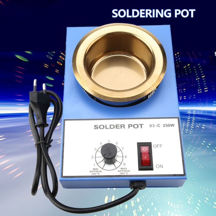 Solder Pot Led 100mm Solder Pot Soldering Pot Desoldering Bath EU Plug | Daraz.lk