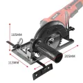 Angle Grinder Change Universal Cutting Machine Slotting Base 45° Adjustable Cutting Depth Positioning Bracket for 100-125MM. 
