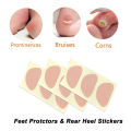 Pexmen 3/6/15Pcs Moleskin Flannel Tape Adhesive Pads Anti-wear Heel Sticker Prevent Blister Foot Pain Relief Reduce Friction Pad. 