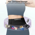 NEWBOLER Running Waist Bag Men Women Trail Running Belt Hydration Waist Pack Gym Fitness Sports Phone Bag Marathon. 