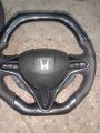 honda civic city carbon fiber steering. 