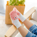 3 Pairs Kids Girls Boys Toe Socks High Quality Cotton Five Finger Socks Thin Mesh Cute Cartoon Crew Socks with Separate Fingers.