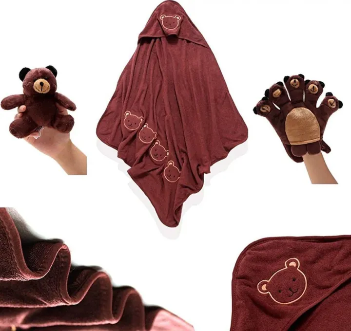 Premium%20Extra%20Soft%20Cartoon%20Animal%20Shape%20Hooded%20Bamboo%20Baby%20Bath%20Towel%20Set%20Pack%20of%204%20-%20Image%203