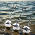 10pcs/box high-quality fishing hooks with auxiliary hook, jig head and soft worm fishing hooks for various weights of freshwate.