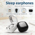 SK19 Bluetooth 5.3 Wireless Earbuds Mini Invisible TWS Headphones with HIFI Stereo Noise Reduction Mic for Daily Use Portable. 