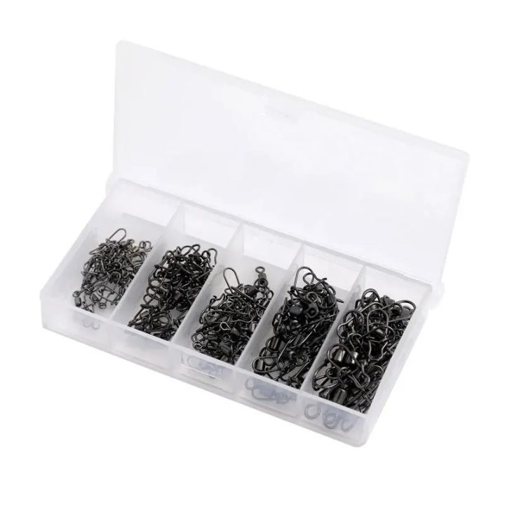 100PCS/Box%20Stainless%20Steel%20Fishing%20Connector%20Pin%204#%206#%208#10#12#%20Bearing%20Rolling%20Swivel%20With%20Snap%20Fishhook%20Lure%20Accessories%20-%20Image%207