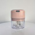 250ML USB Rechargeable Electric Vegetable Chopper and Garlic Crusher - Mini Wireless Food Chopper for Kitchen Gadgets for Garlic. 