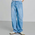 Black And Wash Ice Color Light Blue  Loose Fit Jeans Fashion Pant for Men | Multicolor | Baggy Pants Men. 