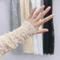 Fashion Lace Sunscreen Arm Cover Women's Lace Fake Sleeve Cover Tattoo Scar Breathable Mesh Sunshade Sleeve. 