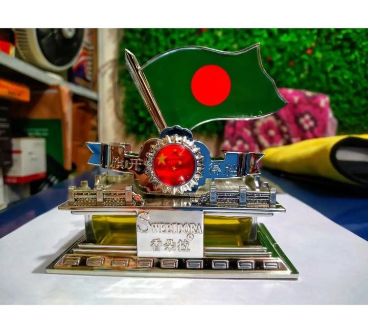 Car Dashboard Air Freshener Luxury Look for Your Car (Bangladesh Flag), 1pc