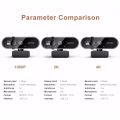 4K Auto Focus 1080p Computer Webcam High Definition Network Usb Live Broadcast Professional 2k Full HD Webcamra with Microphone. 