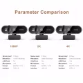 4K Webcam Video Camera 2K Autofocus Streaming Web Cam With Microphone 30fps USB Full HD 1080P Webcams for PC/Computer/Laptop.