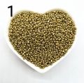 Round Moti Multi color 100Gm packet Multiple Sizes & Multiple colors. 