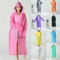 100% Waterproof polyester rain coat for man and women colouring. 