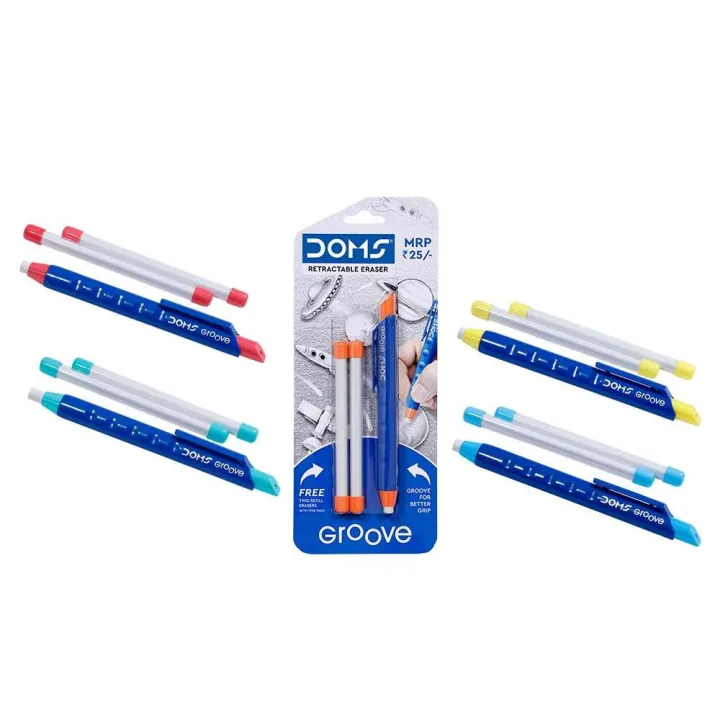 DOMS%20Groove%20Retractable%20Eraser%20set%20-%20Image%204