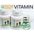 Pack of 2 S2F Vitamin 120 Tablets Food Supplements Weight Appetite Gain Increased Energy Gain Weight without Fat. 
