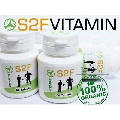 Pack of 2 S2F Vitamin 120 Tablets Food Supplements Weight Appetite Gain Increased Energy Gain Weight without Fat