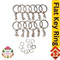 Key Rings with Chain Metal Split Rings for Crafts 25mm with 30 mm Chains Open Jump Ring.