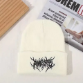 Warm Women Men Winter Beanies Hats Gothic Street Punk Knitted Bonnet Caps 100% Cotton Fashion Keep Warm Skullies Beanies Hats.