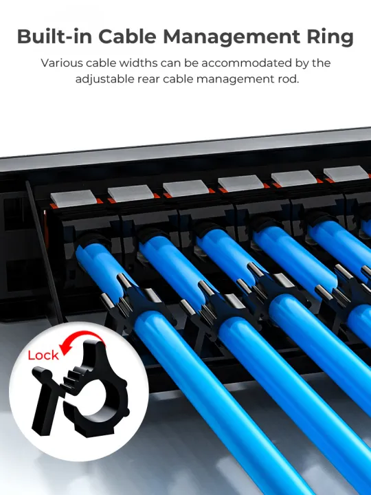 ZOERAX%2024%20Port%20Blank%20Patch%20Panel%20UTP/STP%20with%20Adjustable%20Rear%20Cable%20Management%20Bar%20for%20RJ45%20CAT5e,%20CAT6,%20CAT6A,%20USB,%20HDMI%20-%20Image%205