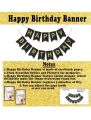 Happy Birthday Decoration Items Kit Combo Set - 61Pcs. 